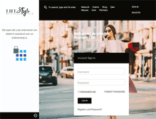 Tablet Screenshot of lifestylebusinessclub.com